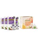 Twinings Superblends Sleep Tea with Spiced Apple Vanilla Camomile & Passionflowers 80 Teabags (Multipack of 4 x 20 Bags) & Peach & Orange Tea Bags 20 Count (Pack of 1) - Buy Online on GoSupps.com