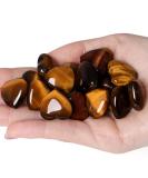 Buy XIANNVXI 10 PC Tiger Eye Stone Hearts - Natural Healing Crystals Set for Love & Luck | Polished Gemstones for Positive Energy - Buy Online on GoSupps.com
