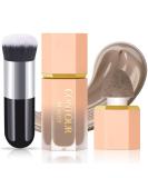 NewBang Liquid Contour Stick Soft Cream Contour Makeup Liquid Bronzer Face Concealer Matte Contouring with Cushion Applicator Long Lasting Silky Face Contour Cream Bronzer Contouring Makeup (102) 102# SOFT TAN 36 g (Pack of 2) - Buy Online on GoSupps.com