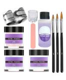 Acrylic acrylic Set HEITIGN Acrylic Nail Set with Brush Acrylic Powder and Acrylic Liquid Acrylic Powder Set Nail Art Manicure Tools - Buy Online on GoSupps.com