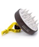 Better-scalp massage brush shampoo brush silicone head skin massage brush for peeling and head massage ideal for the peeling-model Coffee o'clock - Buy Online on GoSupps.com