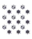 Fencelly 18pcs Golf Shoe Spikes - Universal Rubber Replacement Cleats for Golf Shoes | International Shipping Available - Buy Online on GoSupps.com