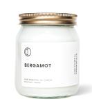Oct Bergamot Fragrance Candle - 300ml 100% Natural Soy Wax 60 Hours Burn Time Handmade in Great Britain - Buy Online on GoSupps.com