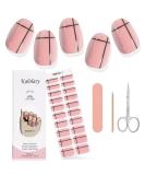 Kalolary Gel Nail Polish Strips Nail Gel Art Sticker Waterproof Full Nail Wraps Decal Sets with Scissors Nail File and Stick for Women Girls Nail Art Decor (UV/LED Lamp Required)-11 - Buy Online on GoSupps.com