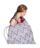 Boerni Large Nursing Cover - Breathable & Soft Breastfeeding Protection (Deep Grey) - Buy Online on GoSupps.com