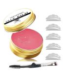 2024 Lash Lift Glue Balm - 2 in 1 Adhesive for Eyelash & Brow Lamination | Professional Semi-Permanent Curling & Perming | 0.35oz Pink-Strawberry - Buy Online on GoSupps.com