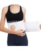 Medical Ostomy Belt Ostomy Hernia Support Belt Abdominal Binder Brace Abdomen Band Stoma Support For Colostomy Patients to Prevent Parastomal Hernia Stoma Opening- Men Or Women- Size L Large (Pack of 1) - Buy Online on GoSupps.com