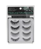 Ardell Natural Multipack Lashes 101 Black - 4 Pairs | Value Pack (4 Pair) - Buy Online on GoSupps.com