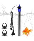 Abiemuce 300W Aquarium Heater | 304 Stainless Steel | Adjustable Temperature | Suction Cup Design | Ideal for Fish Tanks (18-34 220V) - Buy Online on GoSupps.com