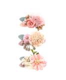 3Pcs Baby Hair Clips for Girls | Floral Princess Hair Accessories | All-Match Fresh & Natural Styles - Buy Online on GoSupps.com