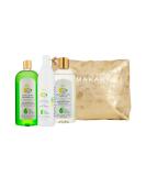 MAKARI Bebe 3 Piece Shower Gift Set | Hypoallergenic Baby Care - Foaming Gel Cleansing Milk & Nourishing Oil - Buy Online on GoSupps.com