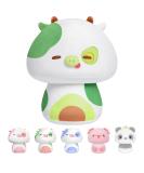 Mewaii 8'' Avocado Cow Mushroom Pillow Plush Toy - Cuddly Green Cow Stuffed Animal for Kids - Buy Online on GoSupps.com