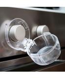 Transparent Gas Stove Knob Covers - 5 Pack for Child Safety | Kitchen Safety Guards for Kids, Baby, Toddler | Clear Oven and Gas Knob Cover - Buy Online on GoSupps.com