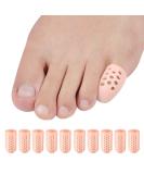 Yimanduo 10-Piece Breathable Gel Toe Protectors for Pain Relief - Ideal for Corns, Blisters, Ingrown Toenails - Women and Men - Buy Online on GoSupps.com