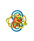 Nuby Lots A Loops Teething Ring Soothing Teether | Built-in Rattle Toy | Refrigerator Safe | Suitable from 3 Months Plus 1 Count (Pack of 1) - Buy Online on GoSupps.com