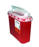 5.4 Qt Sharps Disposal Container | Oakridge Products | Touchfree Rotating Lid - Buy Online on GoSupps.com