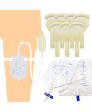Latex Condom Catheter Set - Premium Leg & Urine Bags 7 Condoms Quick Drainage No Leak - International Shipping Available - Buy Online on GoSupps.com