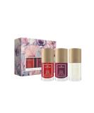 Lanature Vegan Water-Based Nail Polish Set - Classic Red Peel-Off Colors with Top Coat - Eco-Friendly Beauty - Buy Online on GoSupps.com