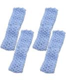 Time to Sparkle 4pcs Crochet Tube Top Tutu Dress Set - Baby Blue | Infant Pettiskirt & Skirt Combo - Buy Online on GoSupps.com