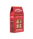 Popcorn Shed Red Velvet Gourmet Popcorn Gift Box - Gluten Free & Vegetarian Movie Night Snack - 160g (Pack of 1) - Buy Online on GoSupps.com
