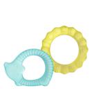 Green Sprouts Cool Nature Teethers 2-Pack - Yellow & Aqua for 3+ Months - Buy Online on GoSupps.com