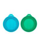 Peslogy 2pcs Universal Silicone Tin Can Lids Pet Food Can Cover Can Lids Pet Dog Cat Food Storage Can Tin Covers Lid Top 1 Fit 3 Standard Size (Blue and Green) - Buy Online on GoSupps.com