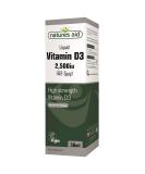 Natures Aid Vegan Vitamin D3 Liquid 2500iu with Dropper - 50ml (Pack of 1) - Buy Online on GoSupps.com