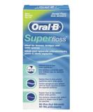 Oral-B Super Floss Mint Dental Floss for Braces Bridges - 50 Strips (Pack of 6) - Buy Online on GoSupps.com