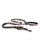 Ezydog Jogging Dog Leash for Medium & Large Dogs | Reflective Elastic Bungee Leash 210cm - Ideal for Runners - Green Camo - Buy Online on GoSupps.com