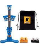 B3 Blitz Bean Bag and Pong Ball Toss Game - Indoor College Party Game for Adults and Family - Next Generation Pong Game Stand - 5 Buckets, 8 Bean Bags, 4 Pong Balls - Blue - Buy Online on GoSupps.com