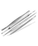 Premium Stainless Steel Comedone Squeezer Set - Effective Blackhead Remover for Clear Skin | International Shipping - Buy Online on GoSupps.com