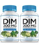DIM Supplement 200mg with BioPerine - 120-Day Supply for Hormone Balance & Menopause Relief - Acne Treatment, PCOS & Fitness Support - Buy Online on GoSupps.com