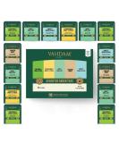 Vahdam Green Tea Trial Set - 5 Flavors 20 Tea Bags | Long Leaf Pyramid Variety Pack | Perfect Gift for Tea Lovers - Buy Online on GoSupps.com