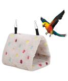 Winter Warm Plush Bird Nest Hammock Hamster Hanging Bed Cave Cage for Parrot Budgie Parakeet Cockatiel Conure Sugar Glider(S) - Buy Online on GoSupps.com