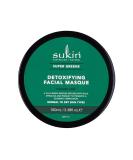 Sukin Super Greens Detoxifying Clay Masque 100ml - Purify & Revitalize Skin - Buy Online on GoSupps.com