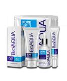 BIOAQUA 4-in-1 Acne Treatment & Scar Removal Cream - 100g + 30g + 30ml + 4pcs | Moisturizing Face Masks for Blemish Marks & Spots - Buy Online on GoSupps.com