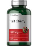 Horb ach Tart Cherry Extract Capsules - 3600mg 300 Non-GMO Gluten Free Pills | Herbal Supplement for Optimal Health - Buy Online on GoSupps.com