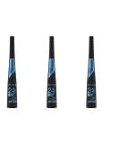 Catrice 24h Brush Liner Waterproof Eyeliner - No. 010 Ultra Black Long-Lasting Vegan 3-Pack | Nourishing Defined Matt Finish Microplastic & Perfume-Free - Buy Online on GoSupps.com