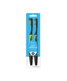 Amazon Basics Corded Electric Pulsating Deep Cleaning Toothbrushes - 2 Count Pack for Effective Oral Care - Buy Online on GoSupps.com