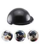 Namsan Pet Helmet - Adjustable Dog Motorcycle & Bicycle Helmet for Cats & Small Dogs - Black - Buy Online on GoSupps.com