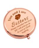 Sisters Birthday Gift Ideas Friendship Gifts Compact Makeup Mirror for Friend Bestie Girl Sister Gifts from Sisters Birthday Gifts for Sister Folding Makeup Mirror Graduation Wedding Gifts - Buy Online on GoSupps.com