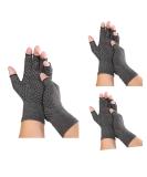 3 Pairs Arthritis Gloves Pressure Gloves Breathable Relieve Joint Pain rheumatoid arthritis swelling and tendonitis pain relief Provide Support and Warmth (With Silicone Dots) (MEDIUM) - Buy Online on GoSupps.com