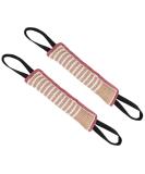 Adacle 2 pieces of bite sausage for dogs jute bite sausage with 2 handles tug -of -tug and taming for dog training K9 IPO obiedence protection dog dog sport - Buy Online on GoSupps.com