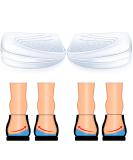 JGTYJE Adjustable Heel Correction Insoles - 3 Layers for Supination & Pronation Relief Knee Pain & Foot Alignment Orthopedic Solution for Leg Length Discrepancies (Clear Small) | International Shipping - Buy Online on GoSupps.com
