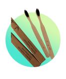 Eco-Friendly Bamboo Toothbrushes for Couples | Solar-Powered Cute & Happy Design | Buy Internationally - Buy Online on GoSupps.com