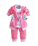 Yao Baby Girls 3 Piece Sets T Shirt Vest and Pants 2-3 Years Hot Pink - Buy Online on GoSupps.com