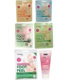 Derma V10 Foot Pack Mask (6 Pack) Deep Moisturising (Complete Foot Care Bundle) - Buy Online on GoSupps.com