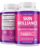 Emily Bright Skin Brilliance - 1500 mcg Glutathione - 60 Capsules - Buy Online on GoSupps.com