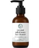 Coconut Milk & Honey Facial Cleanser | Organic Aloe Vera & Jojoba Oil | Fragrance-Free Gel for Sensitive & Dry Skin | 4oz - Buy Online on GoSupps.com