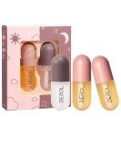 3 PCs Natural Lip Plumper Kit - Hydrating Lip Care Serum for Fuller Voluminous Lips | Lip Filler Booster & Moisturizer - Buy Online on GoSupps.com